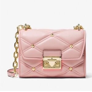 NWT Michael Kors Quilted Pink Bag